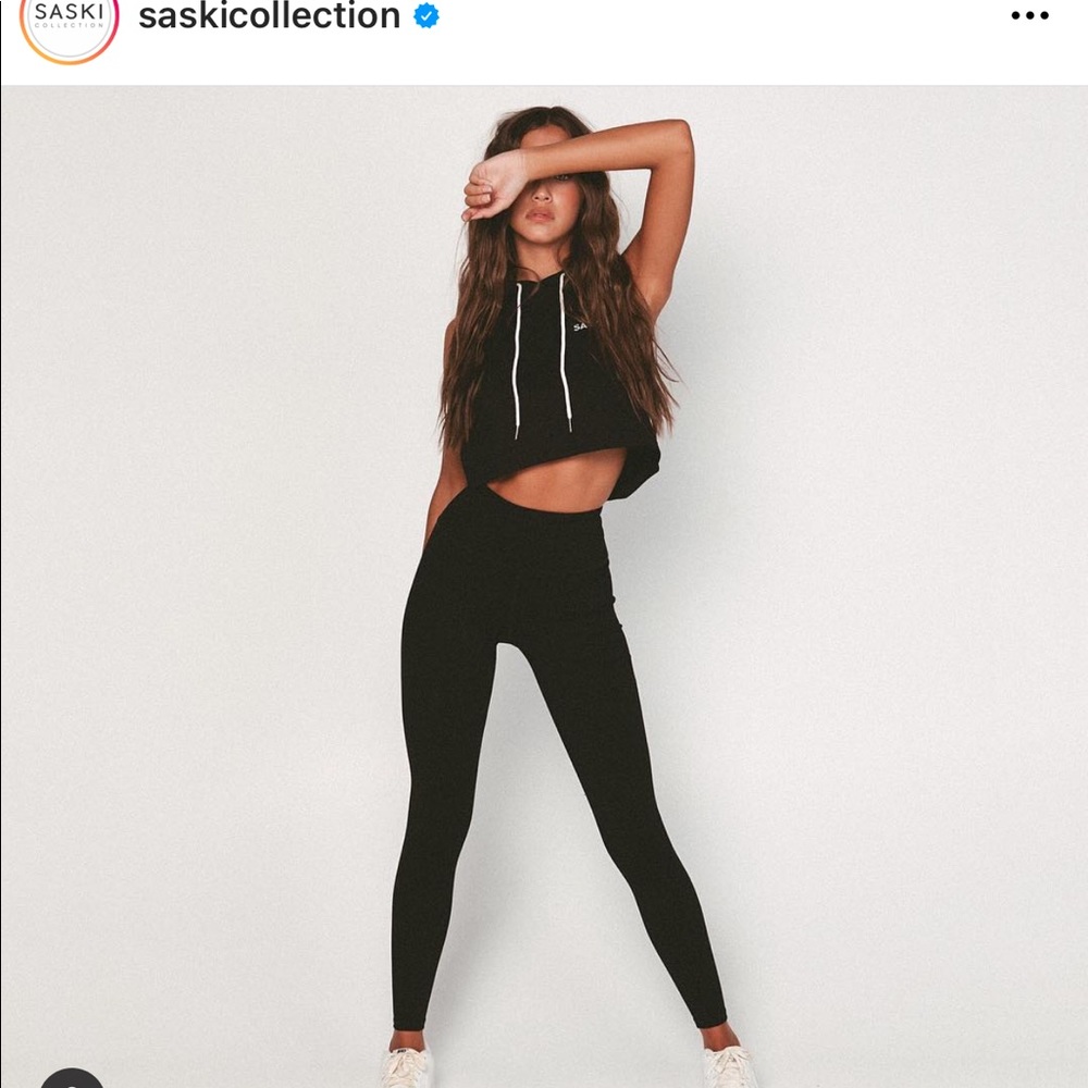 Saski Black Leggings